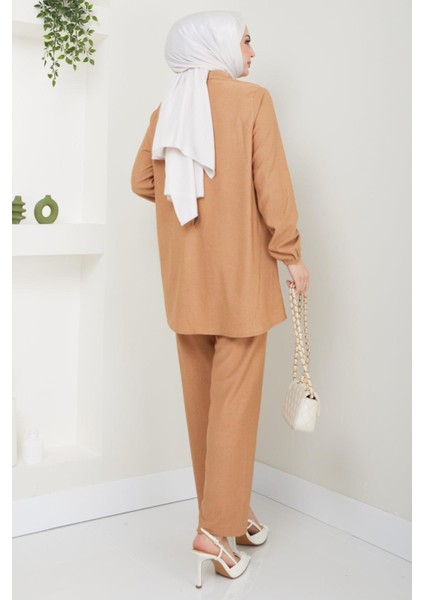 Bürümcük Gömlekli Takım Camel HM2394