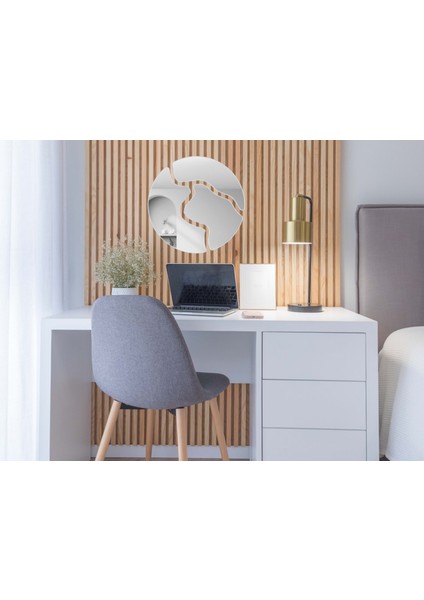 Asimetrik Dekoratif Ayna Duvar DEKORU(70X70CM) fırsatları