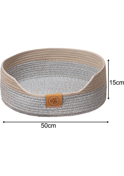 Dokuma Sepeti Taşınabilir I Pet Gri 50 cm (Yurt Dışından)