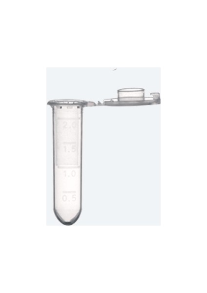Mikro Santrifüj Tüp, 2 Ml, Şeffaf (500 Adet)