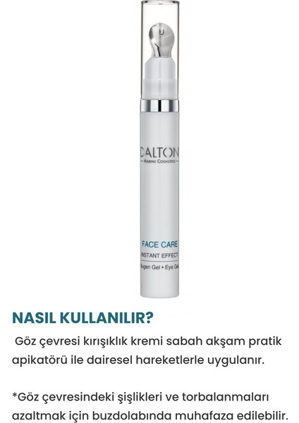 Face Care Anında Etkili Anti Aging Sıkılaştırıcı Göz Jel