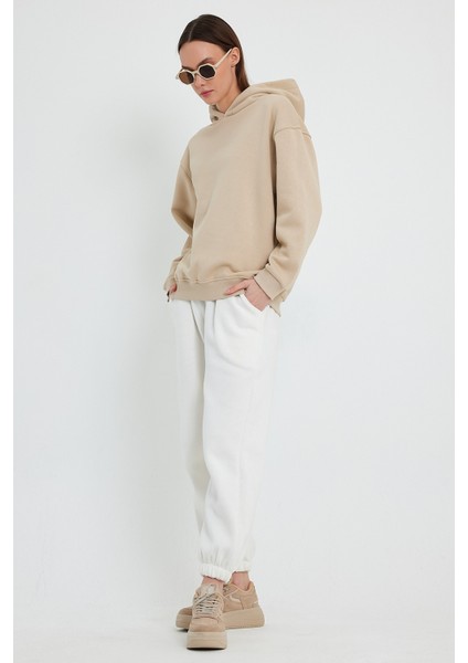 Bej Hoodie, Oversize Hoodie, Kadın Hoodie, Cepsiz Hoodie fiyatları