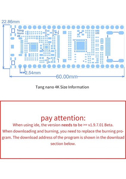 Tang Nano 4K Geliştirme Kurulu Için Kamera Gowin Minimalist Fpga -Uyumlu Kart ile (Yurt Dışından)
