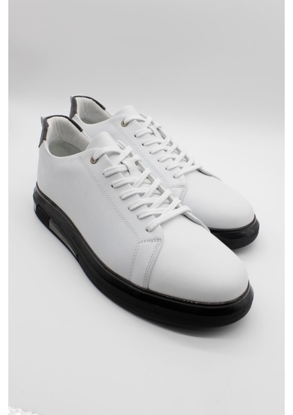 Beyaz Hakiki Deri Bağcıklı Casual Ayakkabı 1033240153 modelleri