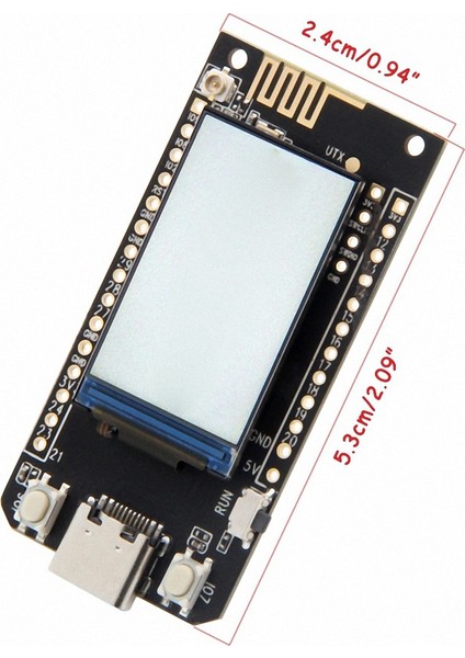 T-Picoc3 Geliştirme Kurulu Çift Mcu RP2040 ESP32-C3 Wifi + Bt4.2 Kablosuz Wıfı Modülü ile 1.14 Inç LCD Modül (Yurt Dışından)
