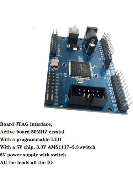 EPM240T100 Cpld Geliştirme Kartı Altera Max Iı Sistem Kartı Öğrenme Kartı 5V Yerleşik 50MHZ Aktif Kristal Osilatör (Yurt Dışından)