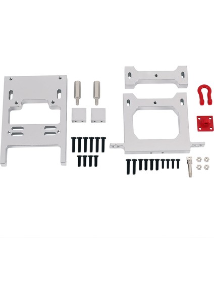 Metal Kiriş Arka Tampon Servo Sabit Montaj Braketi Yükseltme Parçaları B14 B24 B16 B36 C14 C24 1/16 Rc Araba (Yurt Dışından)