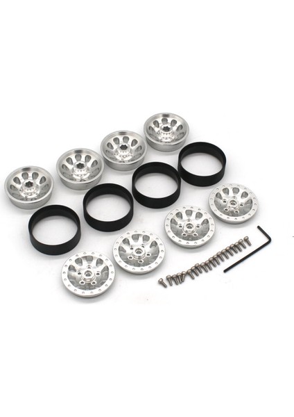4 Adet Metal Beadlock Tekerlek Göbeği Jant C14 C24 B14 B24 B16 B36 Mn D90 MN99S Rc Araba Yükseltme Parçaları, 2 (Yurt Dışından)