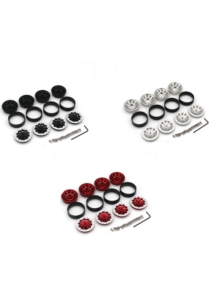 4 Adet Metal Beadlock Tekerlek Göbeği Jant C14 C24 B14 B24 B16 B36 Mn D90 MN99S Rc Araba Yükseltme Parçaları, 2 (Yurt Dışından)