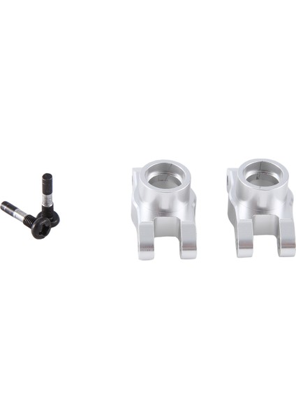 Scy1/16 Için Uzaktan Kumandalı Araba Parçaları ve Aksesuarları Metal Yükseltme Arka Tekerlek Bardakları Gümüş (Renkli) (Yurt Dışından)