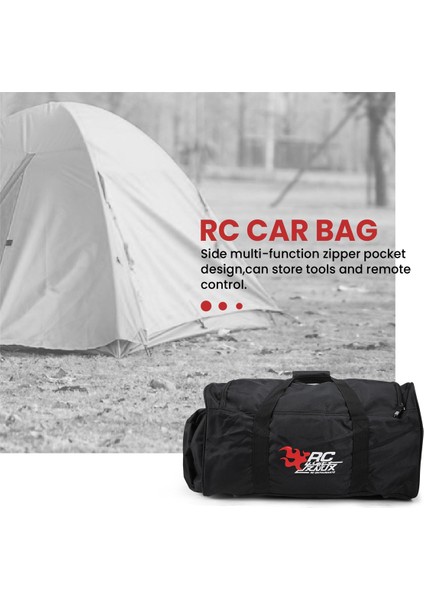 Spor Çantası Su Geçirmez Saklama Çantası 1/10 Rc Paletli Drift Arabalar Eksenel SCX10 90046 Trx4 D90 (Yurt Dışından)