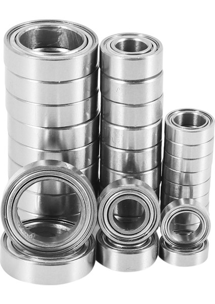 30 Adet Metal Çelik Bilyalı Rulman Seti -10 DBX10 10421-S 9102 1/10 Rc Araba Yedek Parça Aksesuarları (Yurt Dışından)