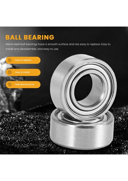 30 Adet Metal Çelik Bilyalı Rulman Seti -10 DBX10 10421-S 9102 1/10 Rc Araba Yedek Parça Aksesuarları (Yurt Dışından)