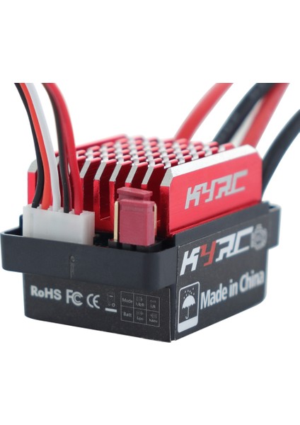 60A Su Geçirmez Fırçalanmış Esc Hız Kontrol Cihazı Ileri Geri Fren 1/10 Rc Paletli Trx4 Eksenel SCX10 (Yurt Dışından) fiyatları