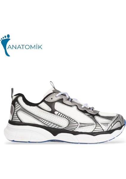 1946-29550 Anatomik Tabanlı Unisex Yürüyüş & Koşu Ayakkabısı - NKT01946-BEYAZ Gri-40