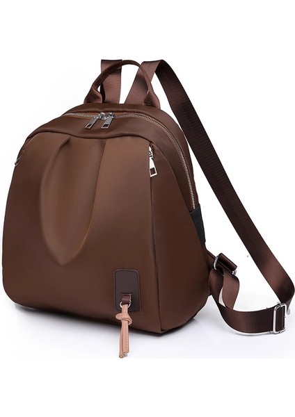 Çikolata Kadın Sırt Çantası Moda Anti-Hırsızlık Naylon Seyahat Sırt Çantası Büyük Kapasiteli Taşınabilir Işe Gidiş Dizüstü Sırt Çantası Tasarımcı Sırt Çantası (Yurt Dışından) fiyatları