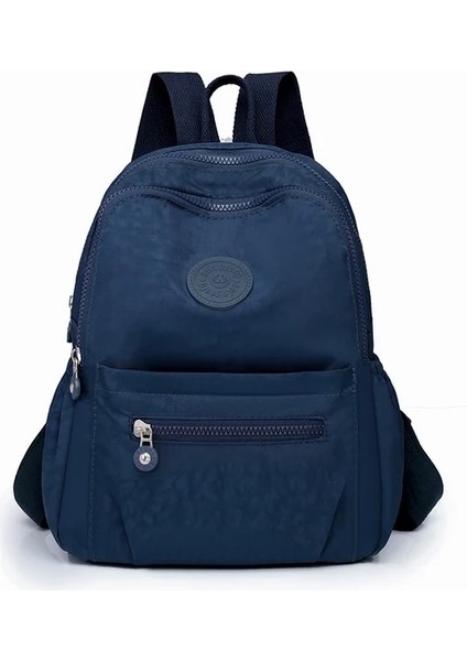 Koyu Mavi Yeni Güzel Öğrenci Sırt Çantası Anti-Hırsızlık Sırt Çantaları Genç Kızlar Için Eğlence Omuz Çantaları Su Geçirmez Oxford Kumaş Okul Çantaları (Yurt Dışından)