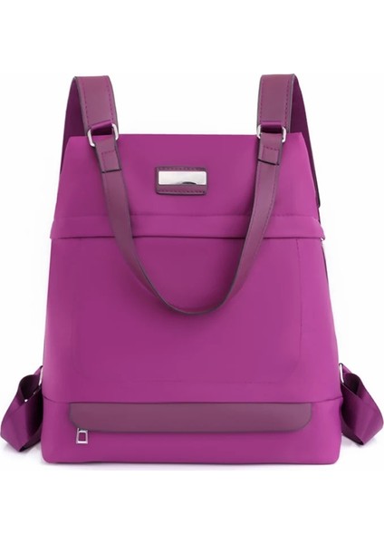 Kırmızı Moda Anti-Hırsızlık Tasarım Kadın Sırt Çantaları Yüksek Kaliteli Su Geçirmez Naylon Bayan Sırt Çantaları Büyük Kapasiteli Okul Çantası Kadın (Yurt Dışından) modelleri