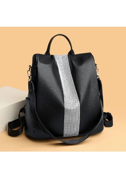 B L32CMXH32CM Yeni Moda Anti Hırsızlık Sırt Çantası Kadın Omuz Çantaları Ünlü Marka Deri Seyahat Sırt Çantaları Büyük Kapasiteli Okul Çantası Sırt Çantası (Yurt Dışından) fiyatları
