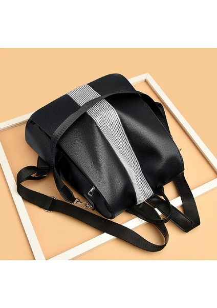 B L32CMXH32CM Yeni Moda Anti Hırsızlık Sırt Çantası Kadın Omuz Çantaları Ünlü Marka Deri Seyahat Sırt Çantaları Büyük Kapasiteli Okul Çantası Sırt Çantası (Yurt Dışından) modelleri