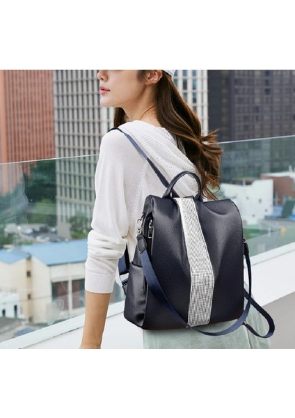 B L32CMXH32CM Yeni Moda Anti Hırsızlık Sırt Çantası Kadın Omuz Çantaları Ünlü Marka Deri Seyahat Sırt Çantaları Büyük Kapasiteli Okul Çantası Sırt Çantası (Yurt Dışından) indirimleri