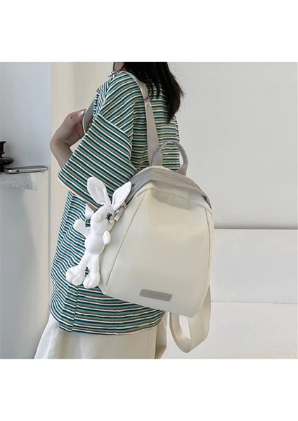 Siyah Düz Renk Kadın Sırt Çantası Yeni Bayanlar Anti-Hırsızlık Sırt Çantası Yüksek Kaliteli Naylon Kadın Seyahat Çantaları Moda Bayanlar Omuz Çantası Kesesi (Yurt Dışından) fiyatları