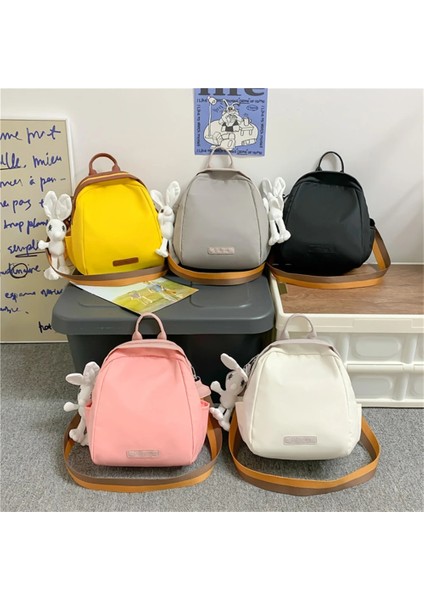 Siyah Düz Renk Kadın Sırt Çantası Yeni Bayanlar Anti-Hırsızlık Sırt Çantası Yüksek Kaliteli Naylon Kadın Seyahat Çantaları Moda Bayanlar Omuz Çantası Kesesi (Yurt Dışından) fırsatları