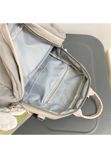 Siyah Düz Renk Kadın Sırt Çantası Yeni Bayanlar Anti-Hırsızlık Sırt Çantası Yüksek Kaliteli Naylon Kadın Seyahat Çantaları Moda Bayanlar Omuz Çantası Kesesi (Yurt Dışından) indirimleri