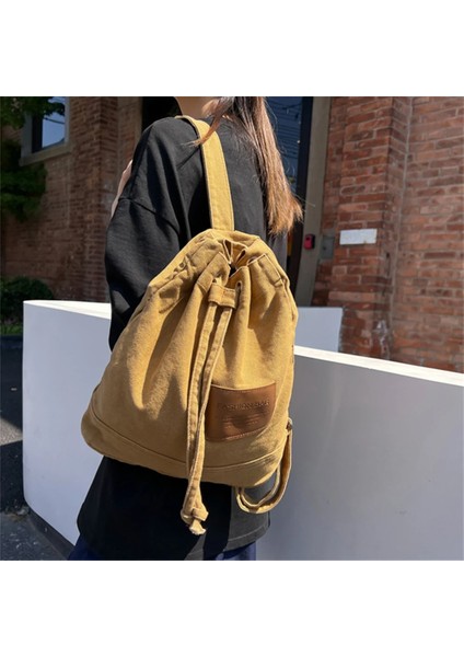Beyaz Yüksek Kaliteli Kanvas Düz Renk Bayan Sırt Çantası Yeni Büyük Kapasiteli Bayanlar Anti-Hırsızlık Sırt Çantası 2023 Moda Kadın Öğrenci Çantaları (Yurt Dışından) modelleri