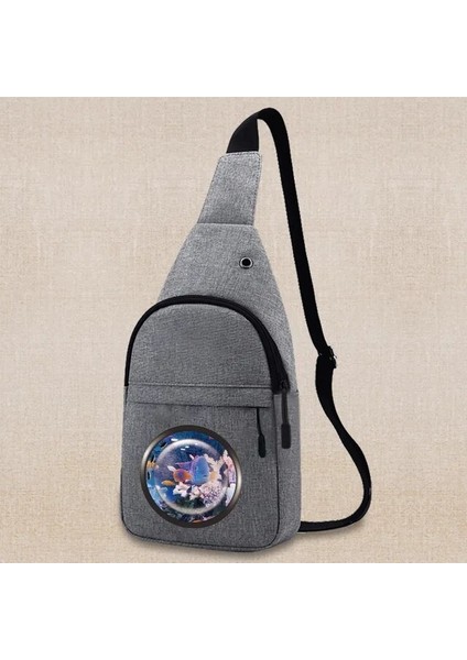 6WINDOW015 Anti-Hırsızlık Erkekler Göğüs Çanta Açık Seyahat Crossbody Omuz Çantaları Pencere Baskı Moda Sırt Çantaları Poch Vaka Kart Paketi Pocks (Yurt Dışından)