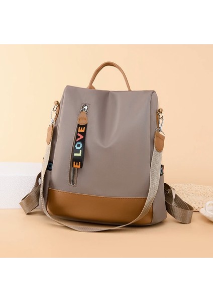 Beyaz Moda Yüksek Kaliteli Oxford Sırt Çantası Anti-Hırsızlık Kadın Omuz Çantası Büyük Kapasiteli Okul Çantası Rahat Su Geçirmez Seyahat Sırt Çantası (Yurt Dışından) modelleri