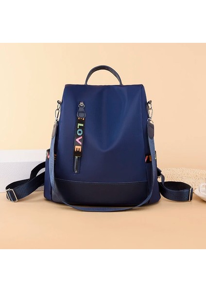 Beyaz Moda Yüksek Kaliteli Oxford Sırt Çantası Anti-Hırsızlık Kadın Omuz Çantası Büyük Kapasiteli Okul Çantası Rahat Su Geçirmez Seyahat Sırt Çantası (Yurt Dışından) fırsatları