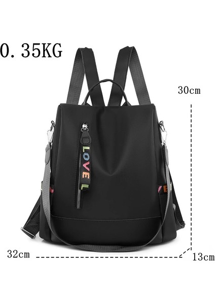 Beyaz Moda Yüksek Kaliteli Oxford Sırt Çantası Anti-Hırsızlık Kadın Omuz Çantası Büyük Kapasiteli Okul Çantası Rahat Su Geçirmez Seyahat Sırt Çantası (Yurt Dışından) indirimleri