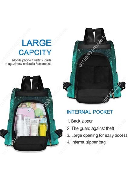 02 2020 Yeni Çok Fonksiyonlu Sırt Çantası Kadın Su Geçirmez Sırt Çantası Anti Hırsızlık Seyahat Sırt Çantası Yıldızlı Gökyüzü Kızlar Için Okul Çantaları Mochila (Yurt Dışından) fırsatları