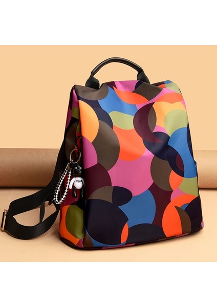 Renk Renk Anti-Hırsızlık Kadın Sırt Çantası Yüksek Kaliteli Tasarımcı Seyahat Su Geçirmez Sırt Çantası Moda Büyük Kapasiteli Okul Kitap Çantası Sırt Çantası (Yurt Dışından) fiyatları