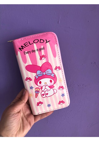 Sanrio Kuromi Hello Kitty Cinnamoroll My Melodi Melody Pompompurin Pochacco Cüzdan Kartlık Hediye