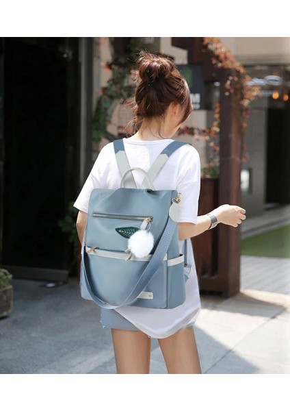 Yeşil Kadın Sırt Çantası Büyük Kapasiteli Genç Kızlar Için Okul Çantaları Anti-Hırsızlık Seyahat Sırt Çantası Omuz Çantası Kadın Naylon Katı Mochila (Yurt Dışından) indirimleri