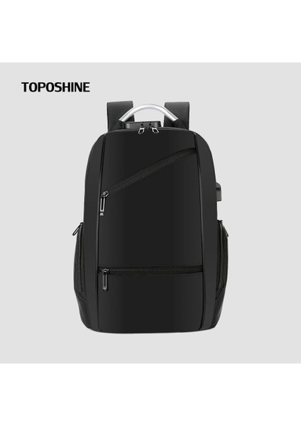 Mavi 30X43X18 cm Toposhine Anti Hırsızlık Şifre Kilidi Erkekler Iş Sırt Çantası Şarj USB Tasarım 15.6 Inç Dizüstü Sırt Çantası Schoolbag Kolej Sırt Çantası (Yurt Dışından) fiyatları