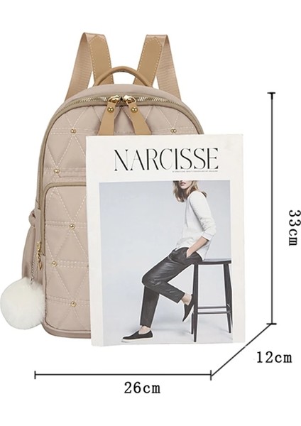 Siyah Stil 2 Moda Perçin Tasarımcı Sırt Çantaları Kadın Çok Fonksiyonlu Anti-Hırsızlık Omuz Çantası Genç Kız Küçük Okul Çantaları Mochila 2023 Yeni (Yurt Dışından) modelleri