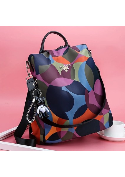 Yıldızlı Gökyüzü Siyah 15 Inç Moda Anti Hırsızlık Kadın Sırt Çantası Dayanıklı Oxford Tarzı Kumaş Okul Sırt Çantası Güzel Kız Okul Sırt Çantaları Kadın Seyahat Sırt Çantaları (Yurt Dışından) fiyatları