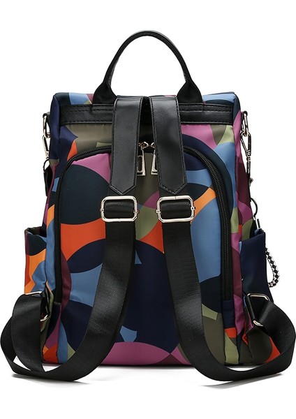 Yıldızlı Gökyüzü Siyah 15 Inç Moda Anti Hırsızlık Kadın Sırt Çantası Dayanıklı Oxford Tarzı Kumaş Okul Sırt Çantası Güzel Kız Okul Sırt Çantaları Kadın Seyahat Sırt Çantaları (Yurt Dışından) indirimleri