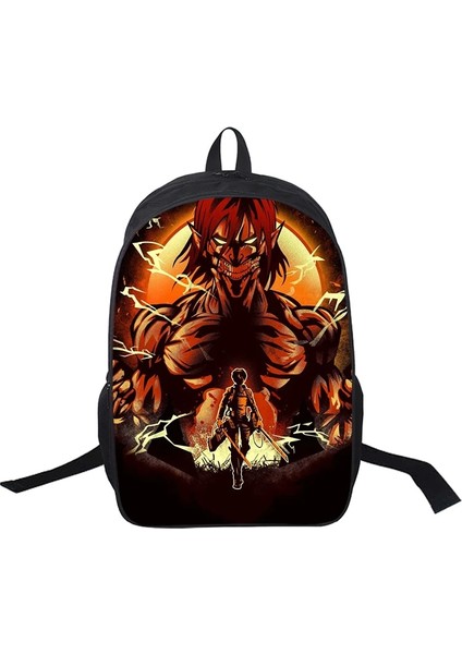 Koyu Gri Titan Anime Okul Sırt Çantası Şık 3D Baskı Sırt Çantaları Öğrenci Kawaii Sırt Çantası Zip Anti-Hırsızlık Laptop Çantası 2023 Yeni Mochila (Yurt Dışından) fırsatları