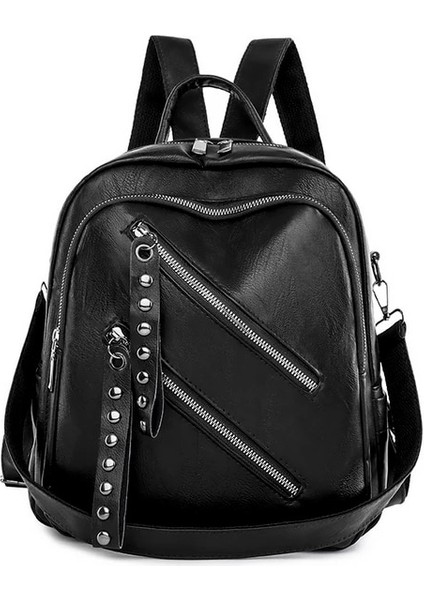 Siyah Lüks Marka Kadın Sırt Çantası Anti-Hırsızlık Seyahat Sırt Çantası Bayan Çok Fonksiyonlu Büyük Kapasiteli Seyahat Çantaları Öğrenci Için Schoolbag (Yurt Dışından)