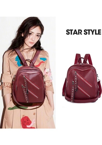 Siyah Lüks Marka Kadın Sırt Çantası Anti-Hırsızlık Seyahat Sırt Çantası Bayan Çok Fonksiyonlu Büyük Kapasiteli Seyahat Çantaları Öğrenci Için Schoolbag (Yurt Dışından) indirimleri