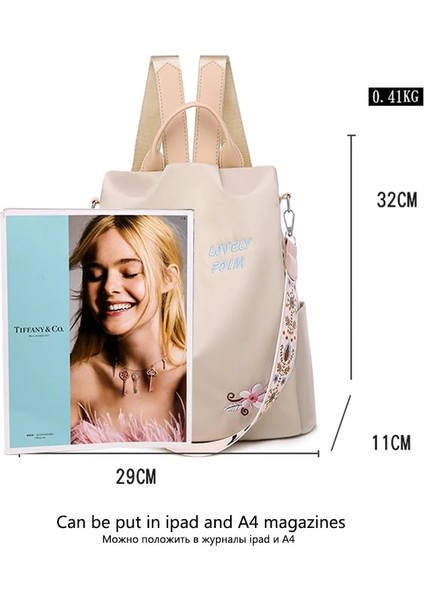 M 26CM 12CM 32CM Moda Stil Kadın Anti-Hırsızlık Sırt Çantası Oxford Kumaş Okul Çantaları Okul Gençleri Kızlar Için Tasarımcı Yüksek Kaliteli Seyahat Sırt Çantaları (Yurt Dışından) fırsatları