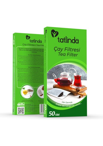 Tatlindaçay Filtresi 50 Filtre 5 PAKET(250FİLTRE)