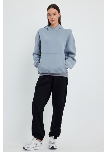 Duman Hoodie, Oversize Hoodie, Kadın Hoodie, Kanguru Cepli Kapüşonlu modelleri