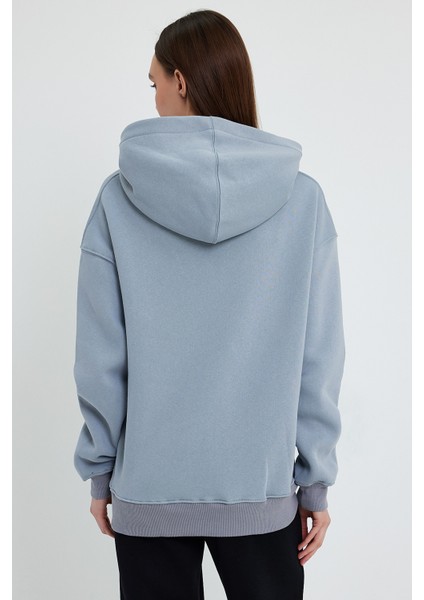 Duman Hoodie, Oversize Hoodie, Kadın Hoodie, Kanguru Cepli Kapüşonlu indirimleri