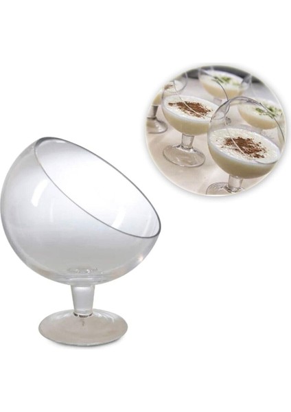 Lux 6'lı Mika Kesik Magnolia Bardağı