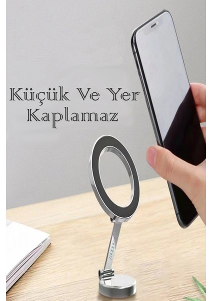 EH230 360° Ayarlanabilen Yapışkanlı Manyetik Magsafe Araç Tutucu